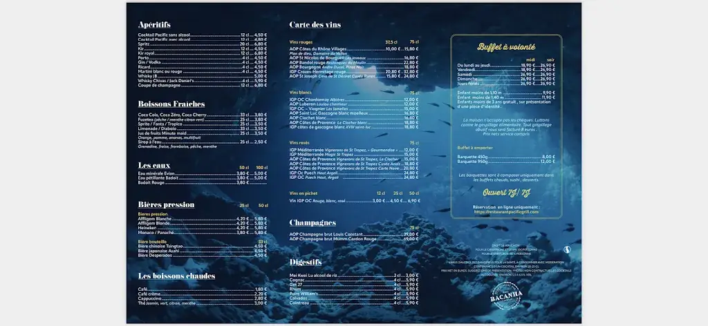 Menu_PACIFIC GRILL_Saint-Égrève_image_4