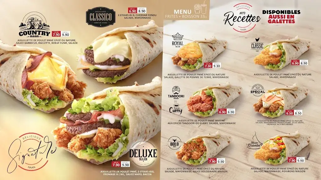 Menu_Chicken Minute officiel_Trappes_image_1