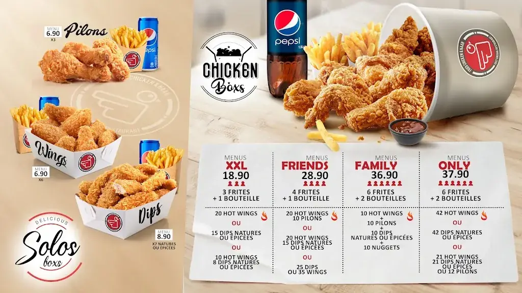 Menu_Chicken Minute officiel_Trappes_image_2