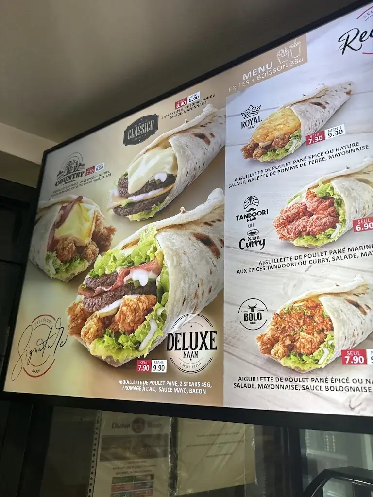 Menu_Chicken Minute officiel_Trappes_image_4