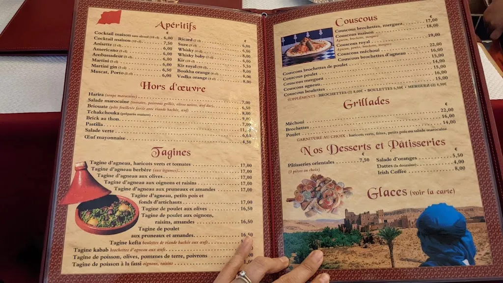 Menu_La Tour du Maroc_Villebon-sur-Yvette_image_1