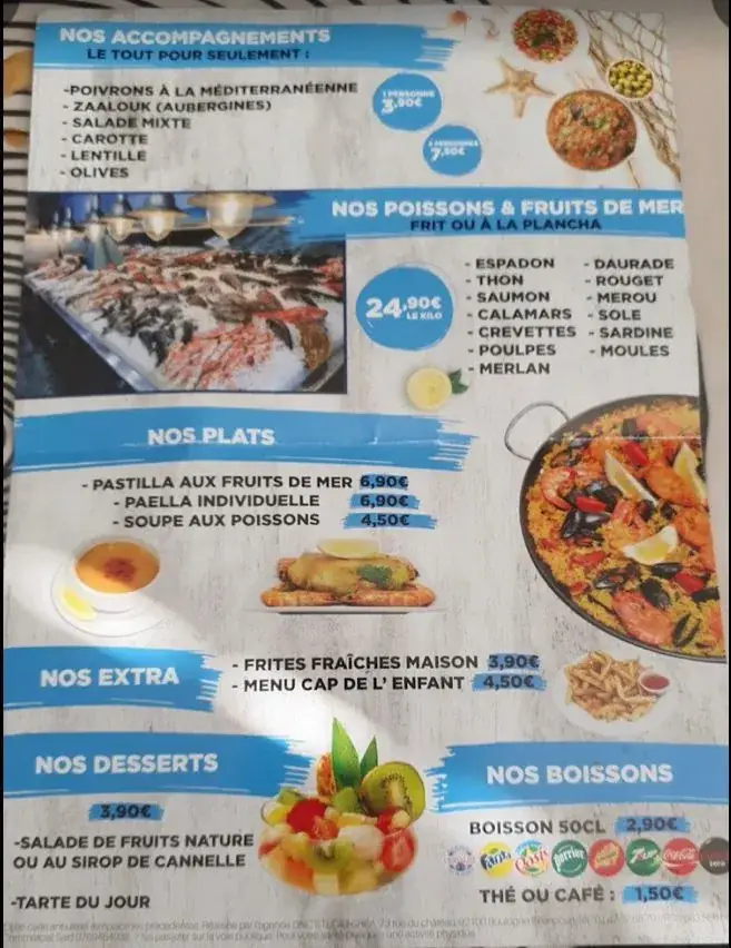 Menu_LE CAP DE L'EAU_Sevran_image_4