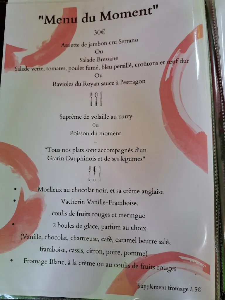 Menu_Restaurant Le Mas_Froges_image_2
