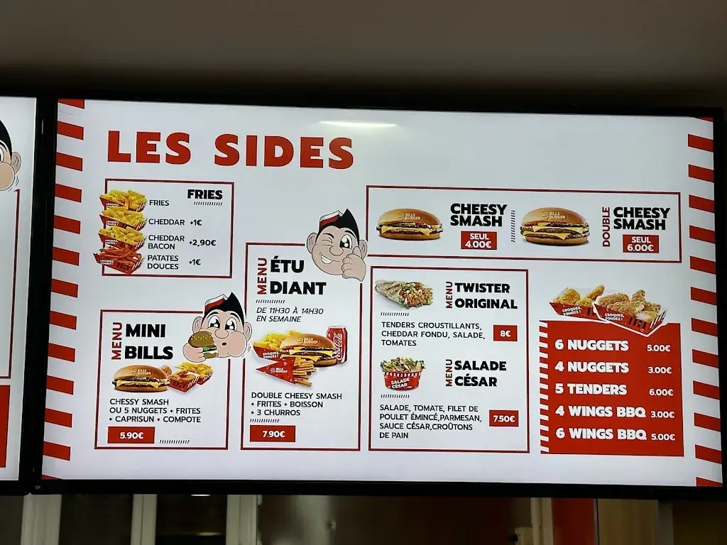 Menu_Bill's Burger Sevran_Sevran_image_3