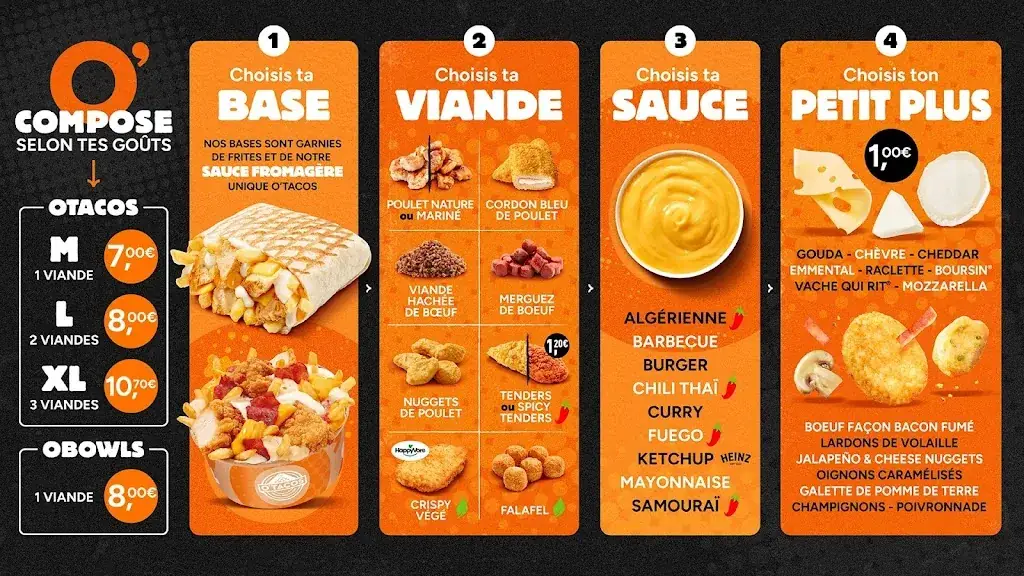 Menu_O'Tacos Sevran_Sevran_image_1