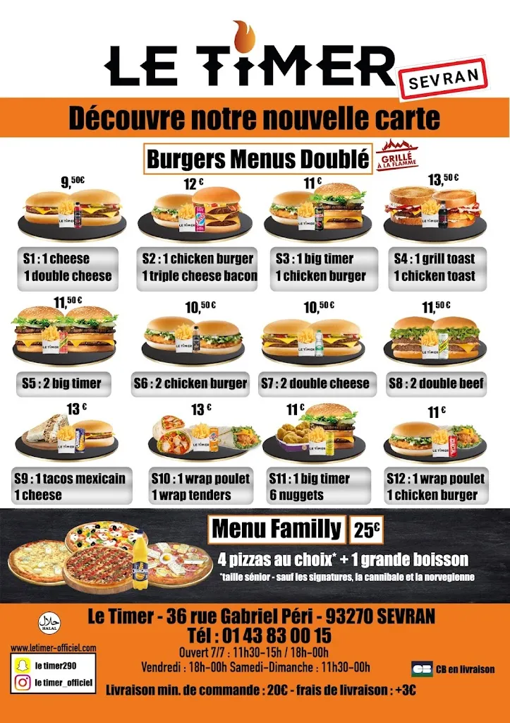 Menu_Le Timer Sevran_Sevran_image_3