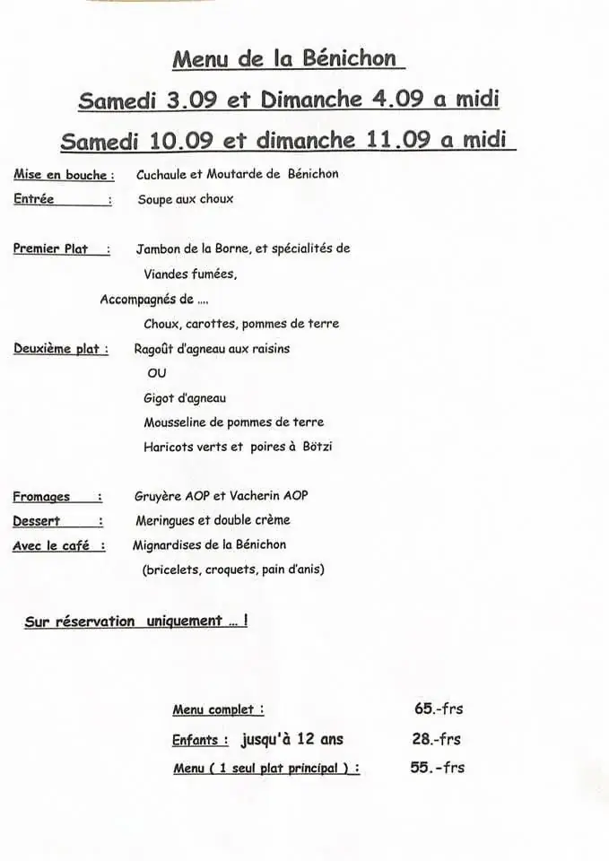 Menü_Café-Restaurant Le Cercle_Vuisternens-d/Romont_Bild_1