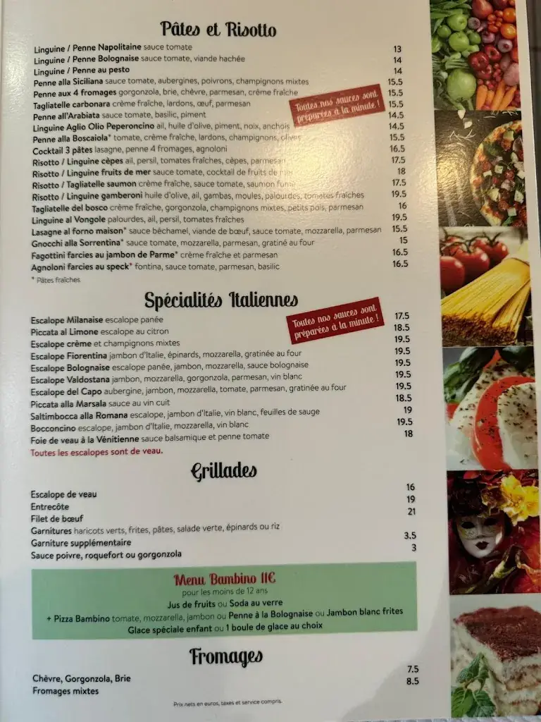 Menu_O'Vesuvio | Restaurant italien & Pizzas au feu de bois_Villemoisson-sur-Orge_immagine_1