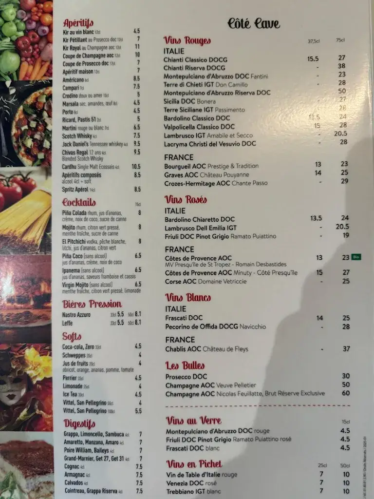 Menu_O'Vesuvio | Restaurant italien & Pizzas au feu de bois_Villemoisson-sur-Orge_immagine_3