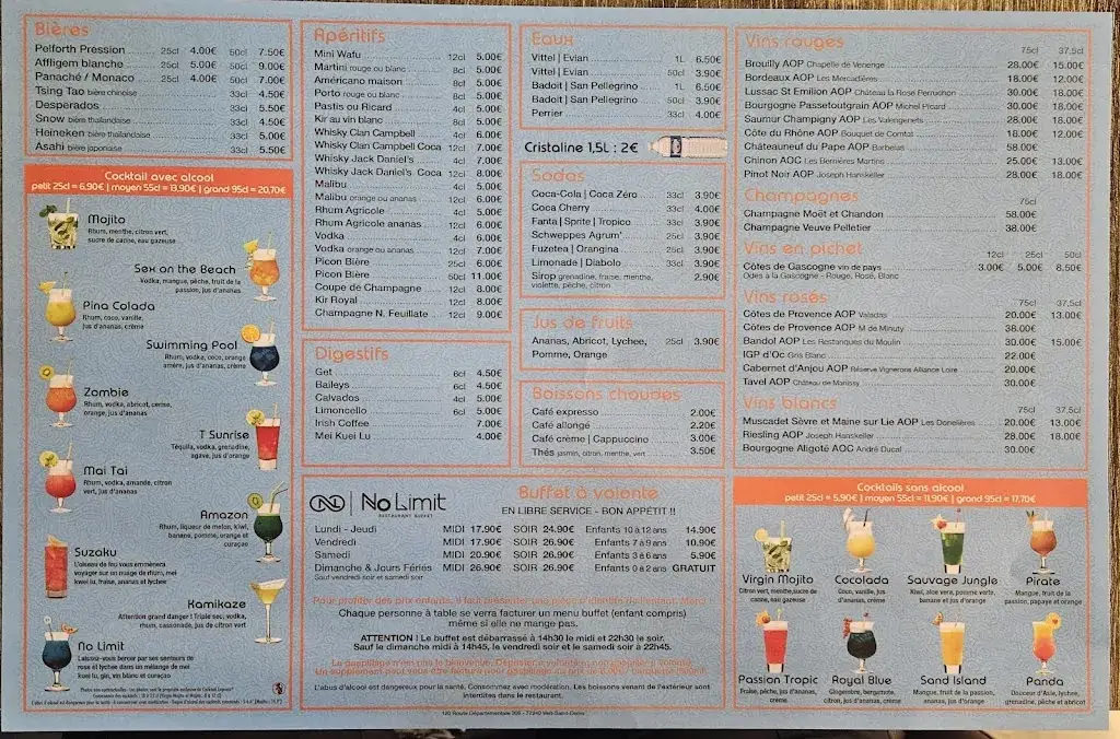 Menu_No Limit Buffet_Vert-Saint-Denis_image_1