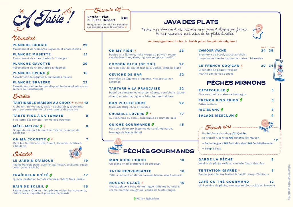Menu_French Kiss Restaurant Paris Porte de Versailles_Vanves_image_1