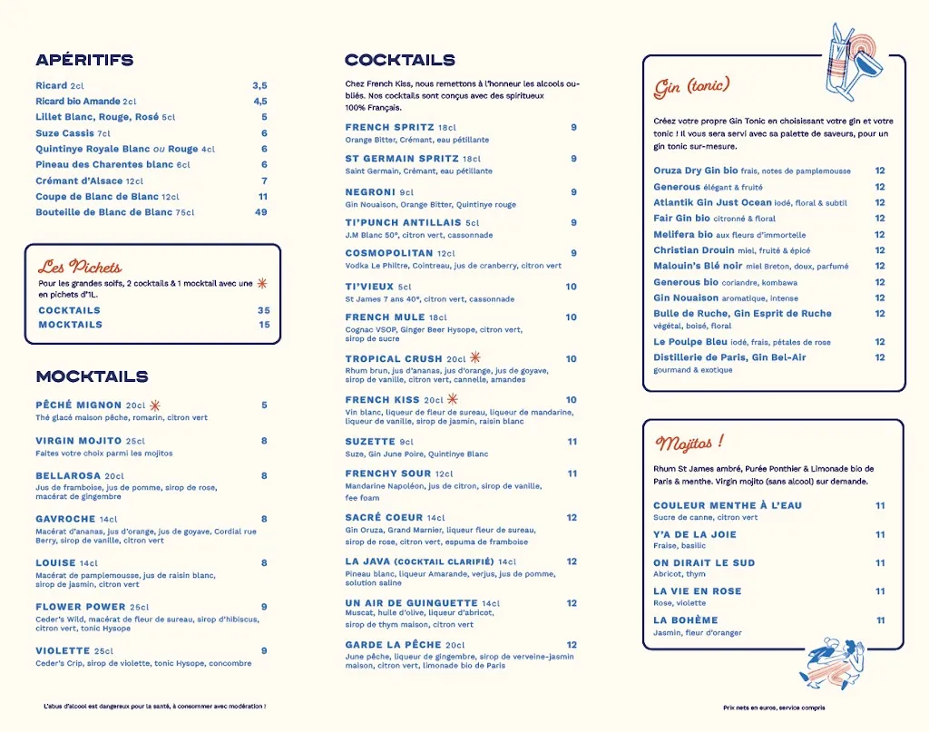 Menu_French Kiss Restaurant Paris Porte de Versailles_Vanves_image_3