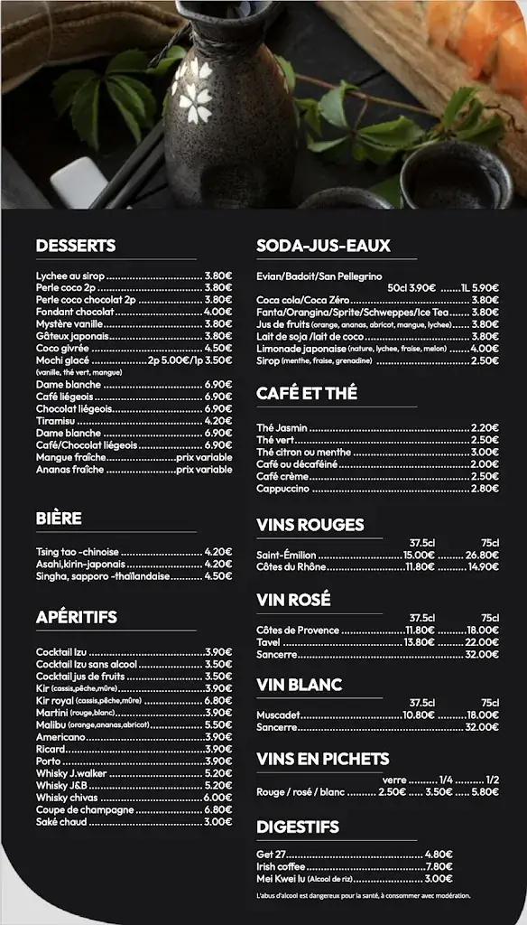 Menu_Izu Sushi Vanves_Vanves_immagine_2