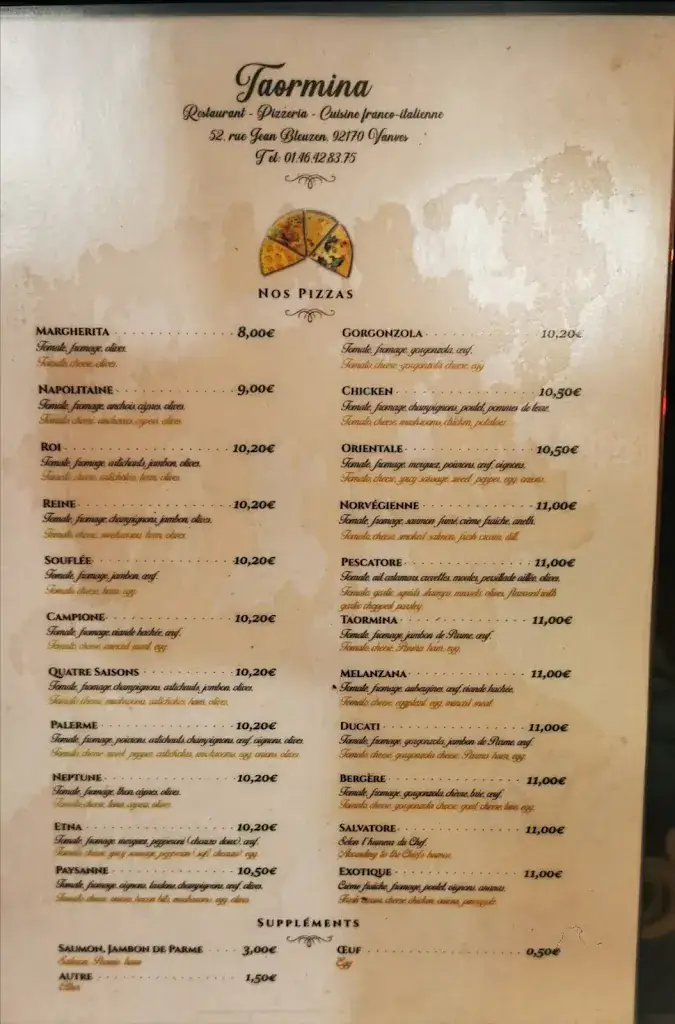 Menu_Taormina Pizzeria_Vanves_image_3