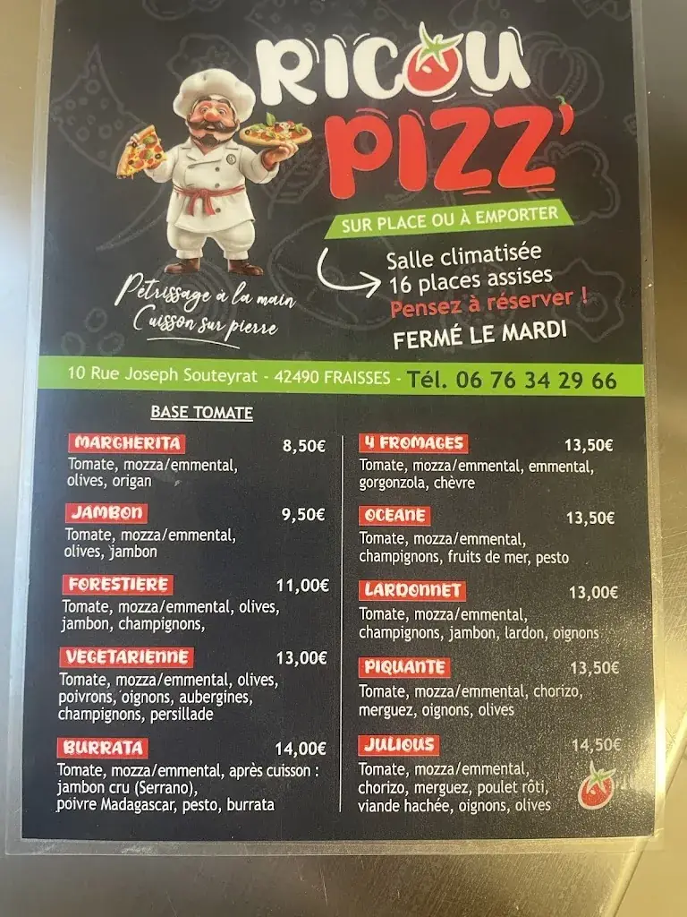 Menu_RICOU PIZZ_Fraisses_image_2