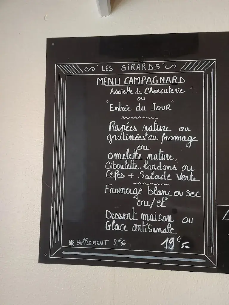 Menu_Auberge Des Girards_Saint-Paul-en-Cornillon_immagine_1