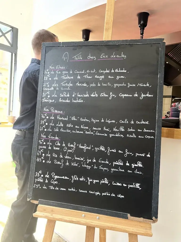 Menu_À Table Chez Eric Leautey_Thoiry_image_1