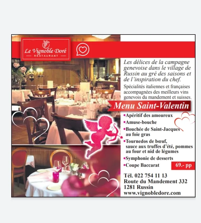 Menu_Café-Restaurant Vignoble Doré_Russin_immagine_3