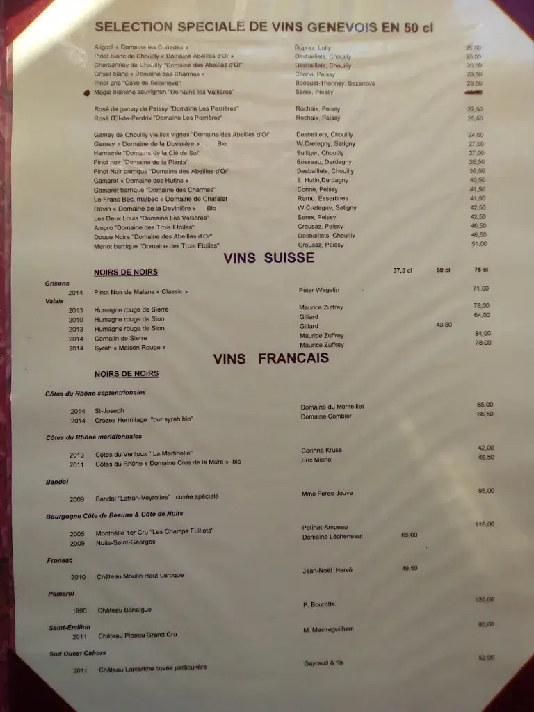 Menu_Auberge de Choully_Choully_image_4