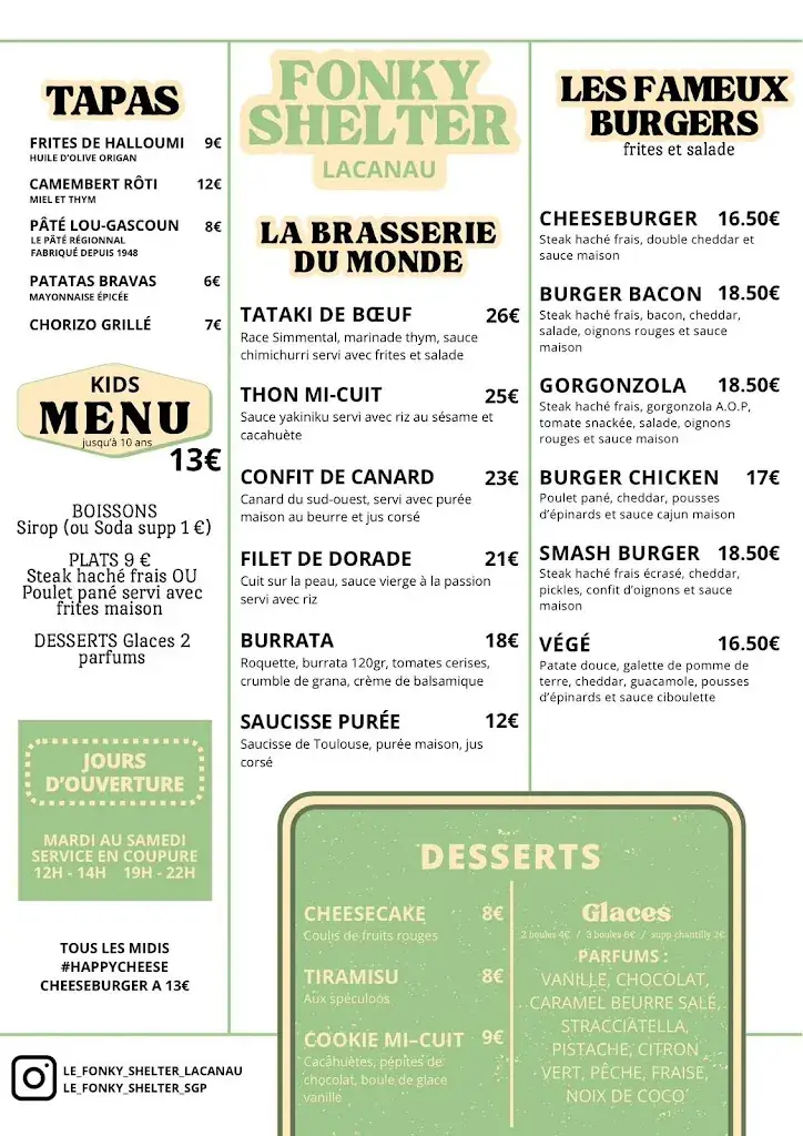 Menu_Fonky Shelter_Saint-Genis-Pouilly_image_1