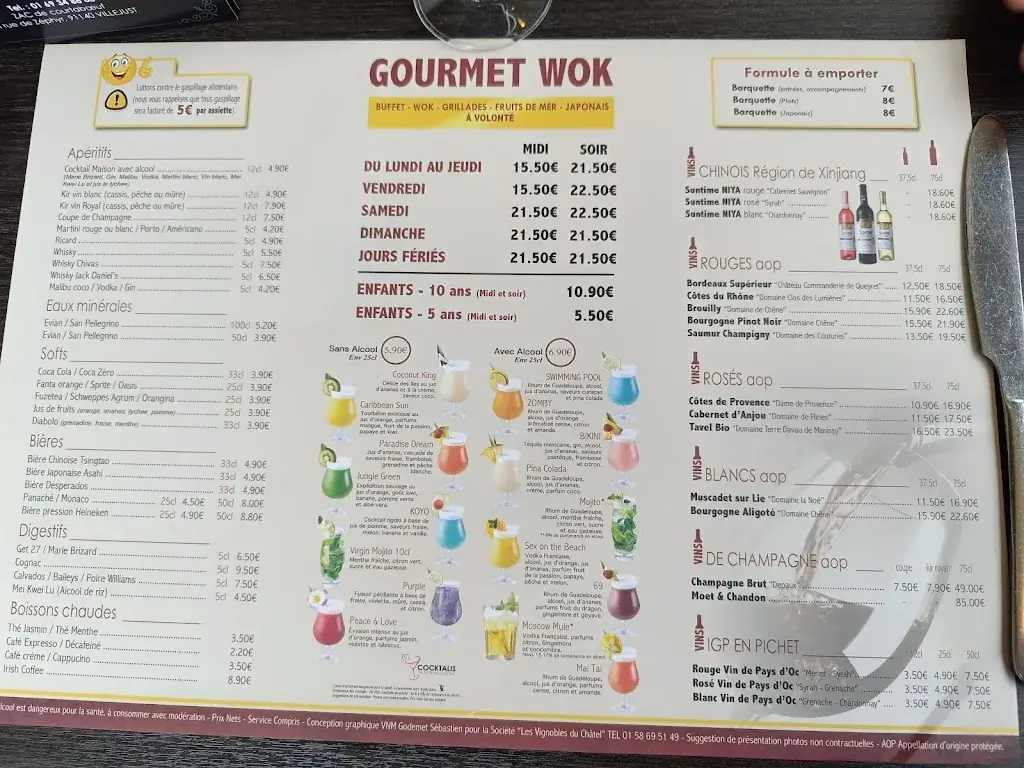 Menu_Restaurant Asiatique Gourmet Wok_Villejust_image_4