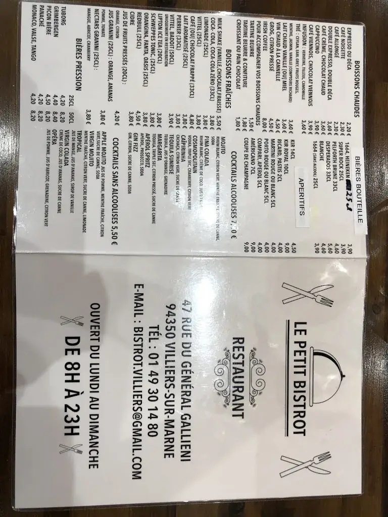 Menu_Le petit bistrot_Villiers-sur-Marne_image_2