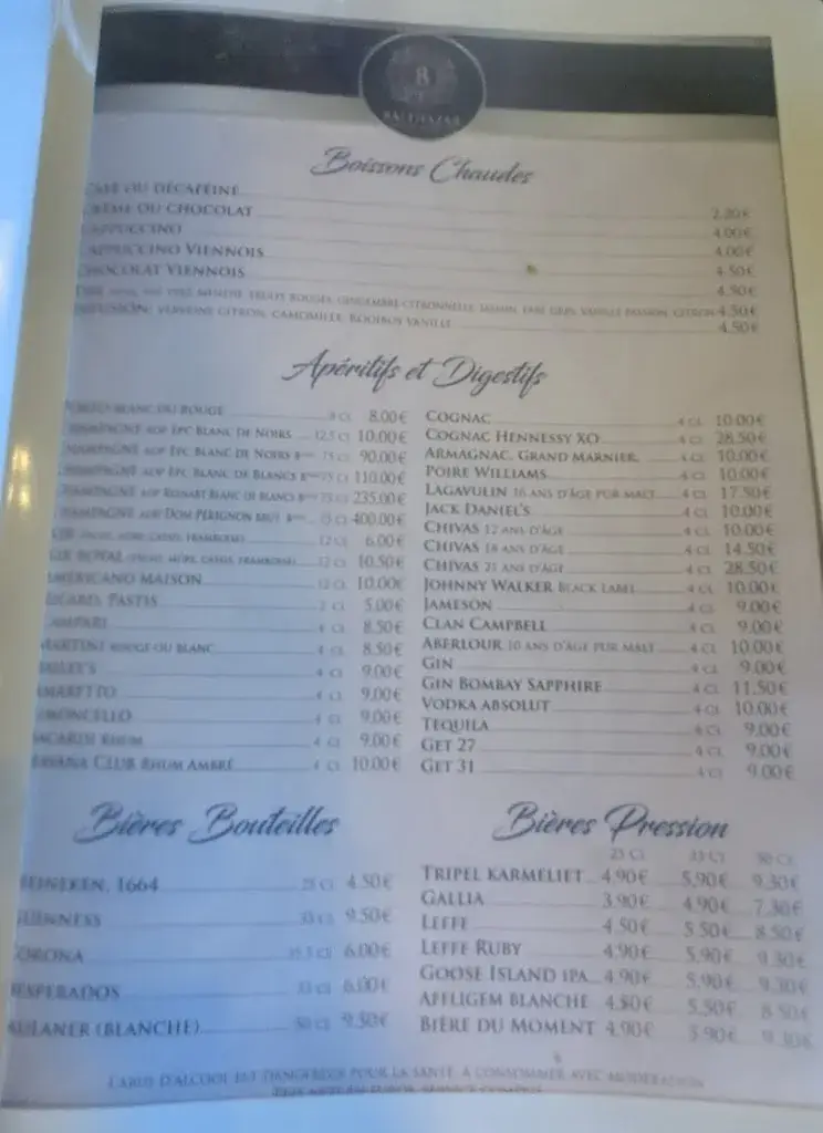 Menu_LE BALTHAZAR Villeparisis_Villeparisis_image_3