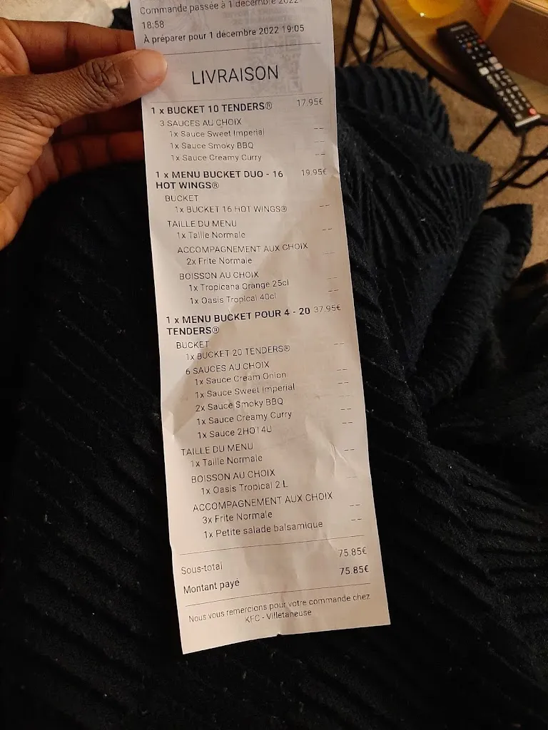 Menu_KFC Villetaneuse_Villetaneuse_image_1
