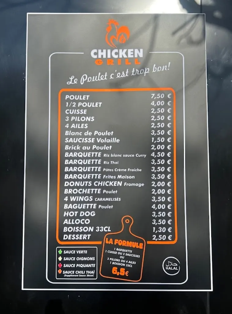 Menu_Chicken Grill_Villeneuve-Saint-Georges_image_1