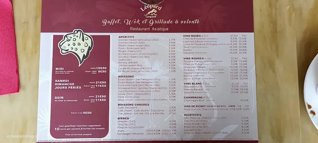 Menu_Le Léopard_Villeneuve-la-Garenne_immagine_1