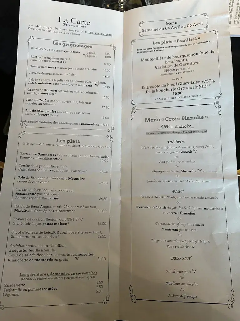 Menu_Relais de la Croix Blanche_Ferney-Voltaire_image_3