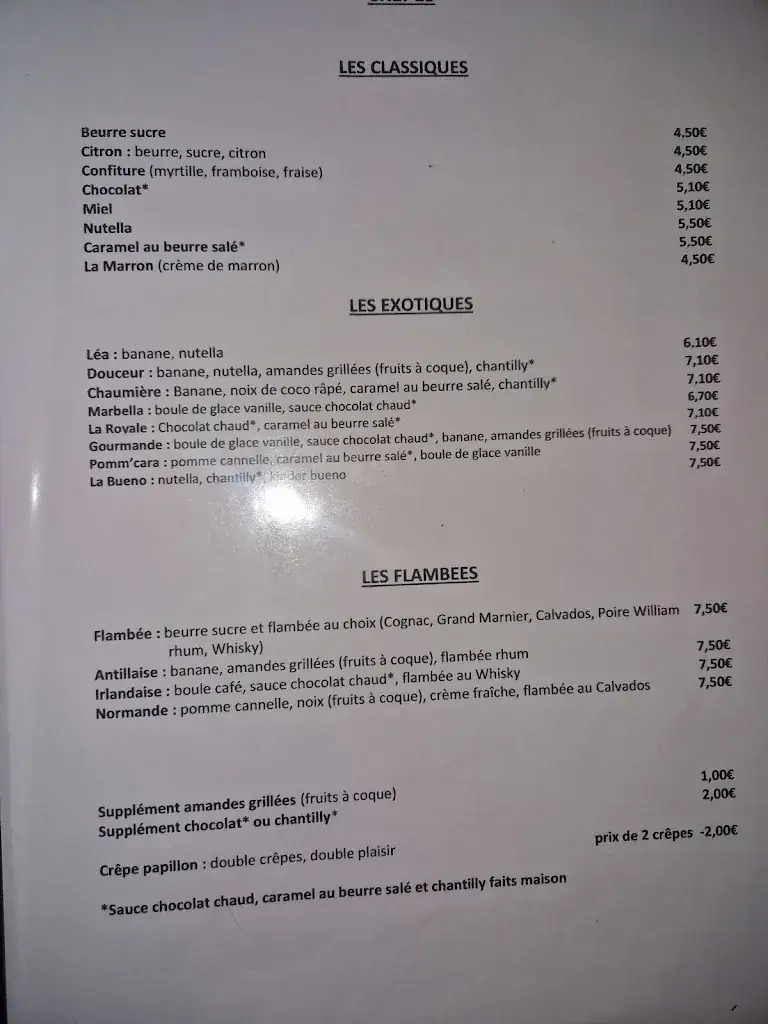 Menu_La Chaumiere_Wissous_image_1