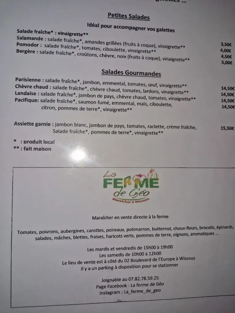 Menu_La Chaumiere_Wissous_image_3