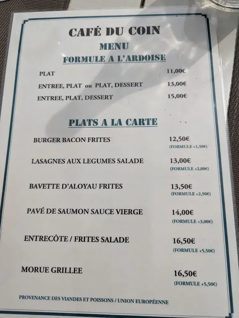 Menu_Le Café du Coin_Wissous_image_1