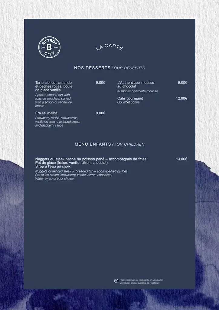 Menu_Bistrot City Genève Aéroport Ferney Voltaire_Ferney-Voltaire_image_2