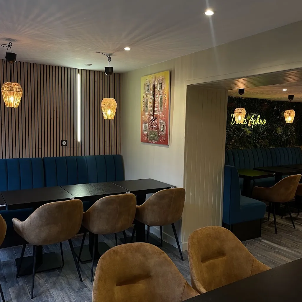 VILLA APHRO restaurant in Amfreville-la-Mi-Voie