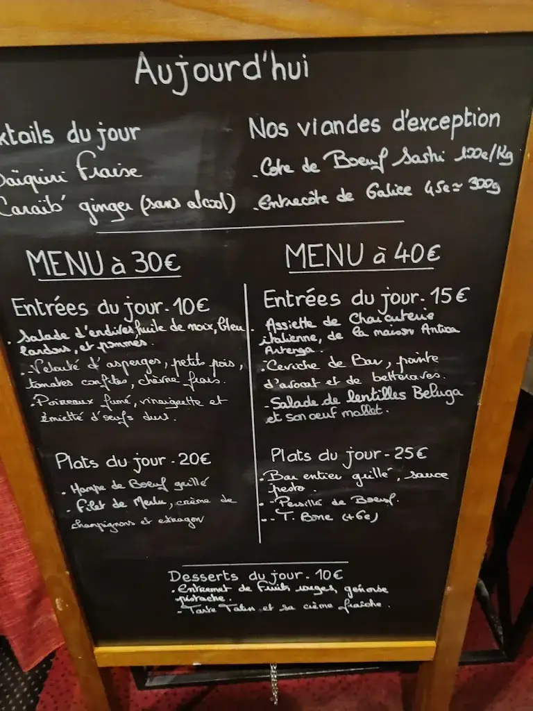 Menu_Le Restaurant de La Ferme_Yerres_image_2
