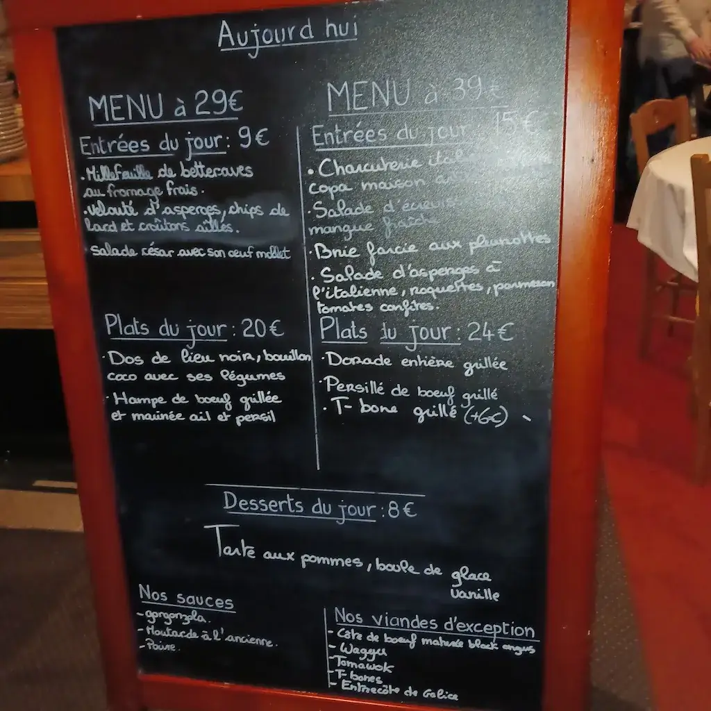 Menu_Le Restaurant de La Ferme_Yerres_image_4