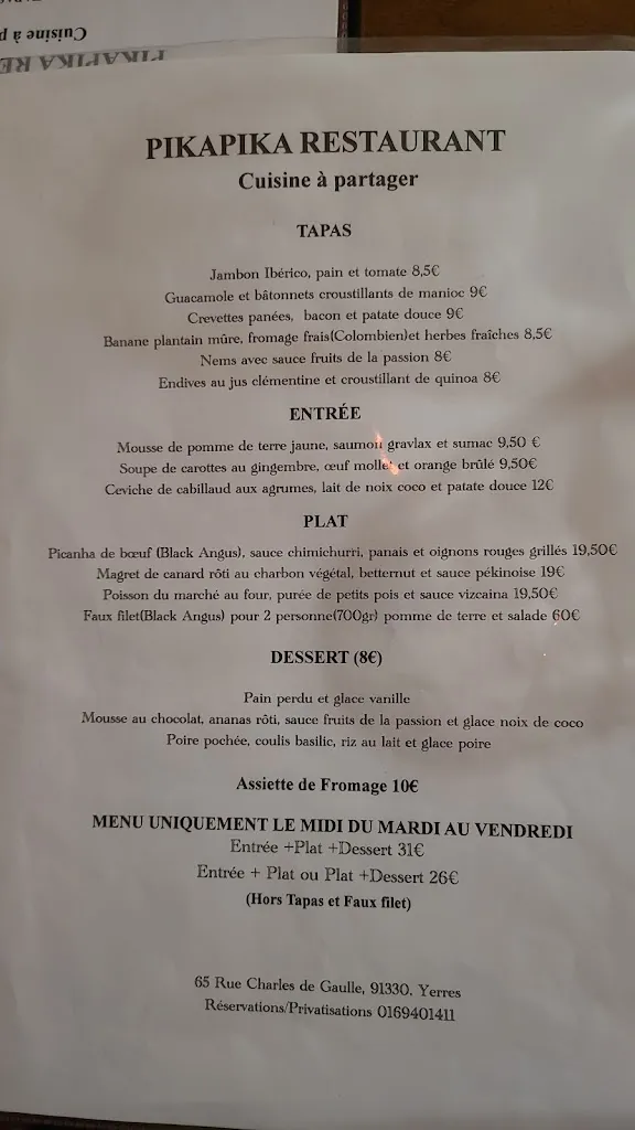 Menu_Pika Pika_Yerres_image_1