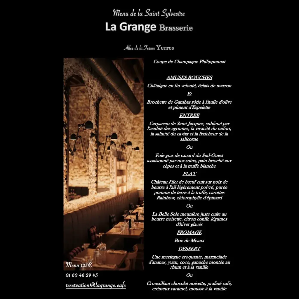 La Grange Brasserie_Yerres_menu_image_1