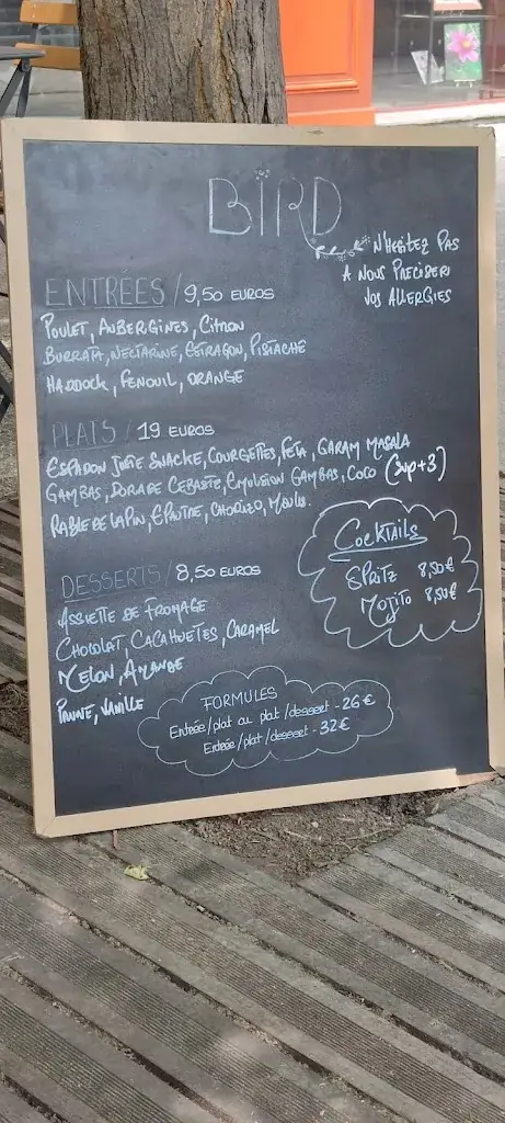 Menu_Bird restaurant_Yerres_image_3