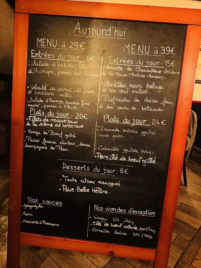 Les Dessous de La Ferme restaurant in Yerres