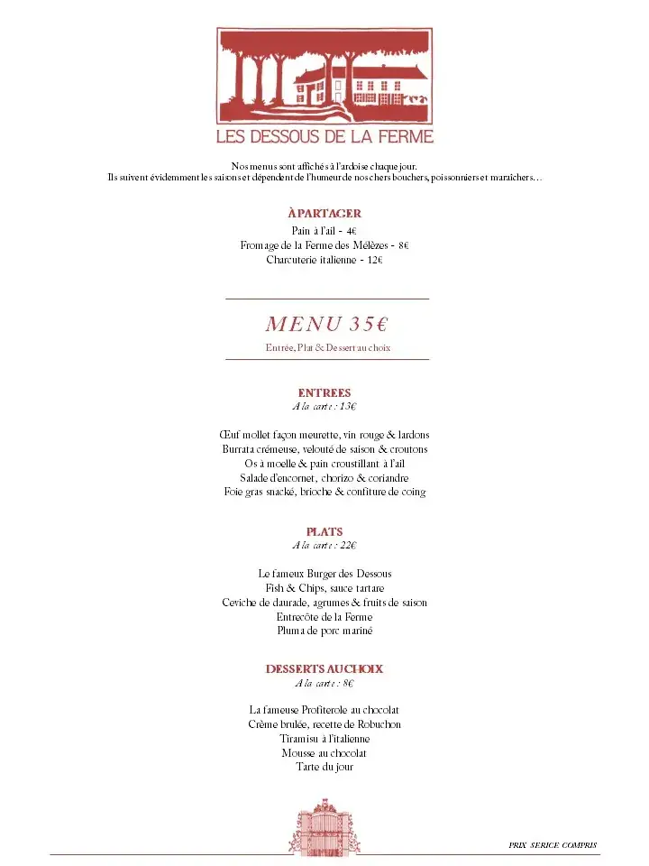 Menu_Les Dessous de La Ferme_Yerres_image_3