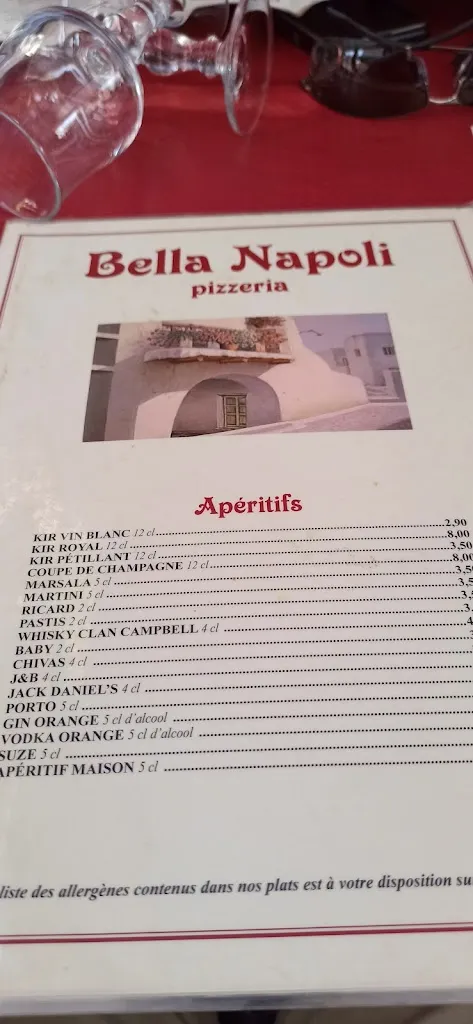 Menu_Restaurant pizzeria Bella Napoli_Yerres_image_3