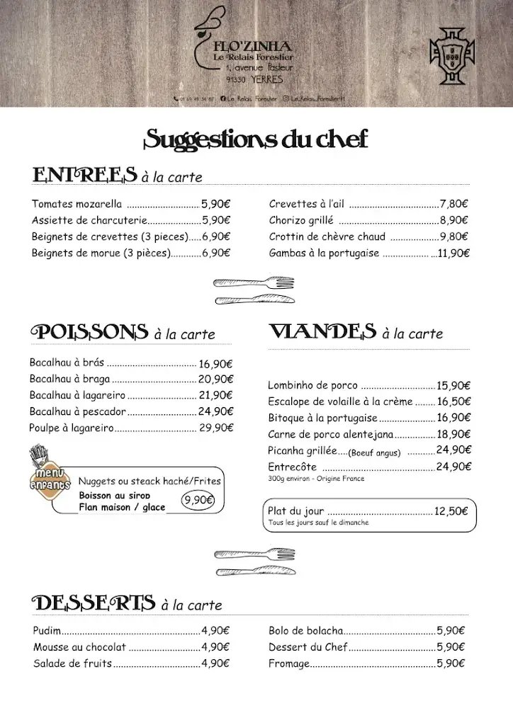 Menu_Flo’zinha - Le Relais Forestier_Yerres_image_1