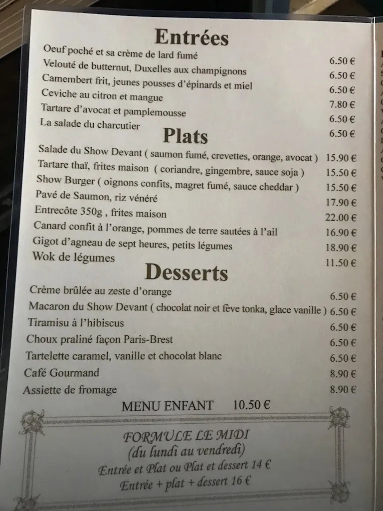 Menu_Show Devant._Villejuif_image_4