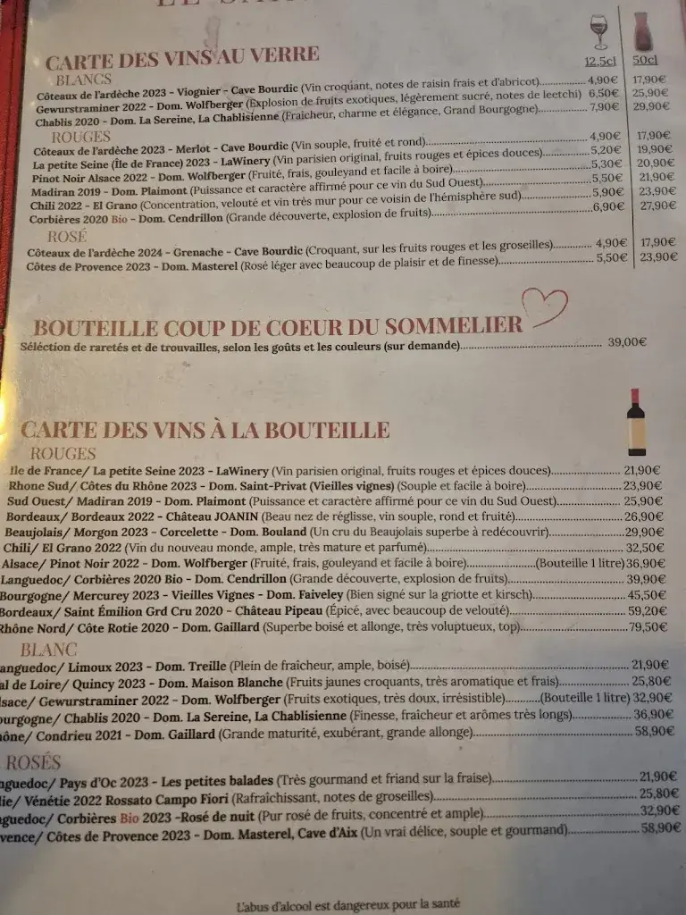 Menu_Le Saint-Maurice_Villejuif_image_2