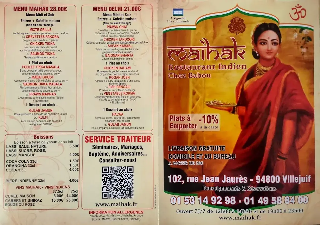 Menu_MAIHAK chez Babou_Villejuif_image_1