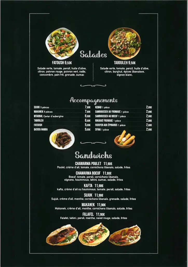 Menu_Chez Gabriel_Villejuif_immagine_1