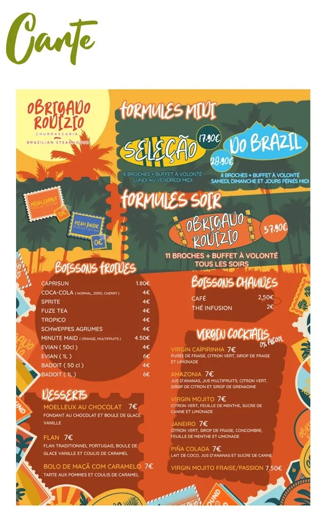 Menü_Obrigado Rodizio Villejuif_Villejuif_Bild_1